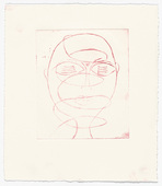 Louise Bourgeois. Spiraling Eyes, frontispiece, from the illustrated book, Les &Eacute;ditions du Solstice: Annuaire de la D&eacute;cennie, 1989-1999. 1999