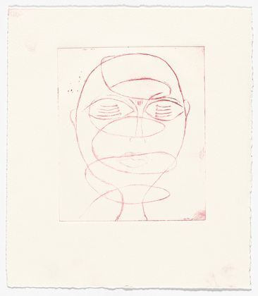 Louise Bourgeois. Spiraling Eyes, frontispiece, from the illustrated book, Les &Eacute;ditions du Solstice: Annuaire de la D&eacute;cennie, 1989-1999. 1999