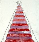 Louise Bourgeois. Untitled, plate 4 of 17, from the illustrated book, Hang On. 2004