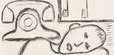 Louise Bourgeois. Untitled, plate 11 of 14, from the portfolio, Autobiographical Series. 1994