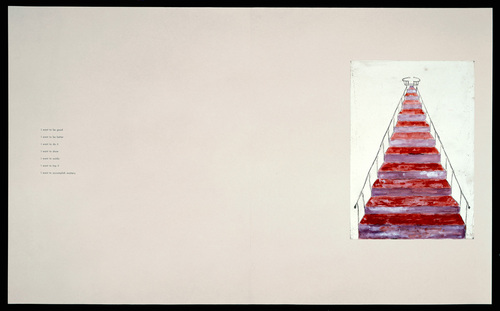 Louise Bourgeois. Untitled, plate 4 of 17, from the illustrated book, Hang On. 2004