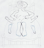 Louise Bourgeois. Untitled, plate 6 of 7, from the portfolio, Metamorfosis. 1997