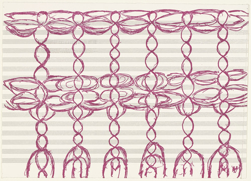 Louise Bourgeois. The Papillon, the Ray of Hope, no. 6 of 9, component A, from the series, What Is the Shape of This Problem? 1999