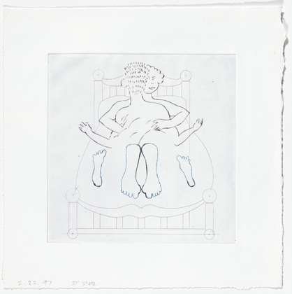 Louise Bourgeois. Untitled, plate 6 of 7, from the portfolio, Metamorfosis. 1997