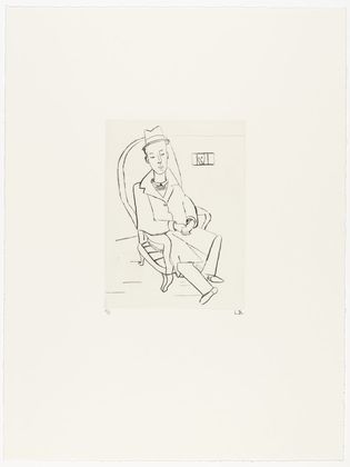 Louise Bourgeois. Untitled, plate 13 of 14, from the portfolio, Autobiographical Series. 1994