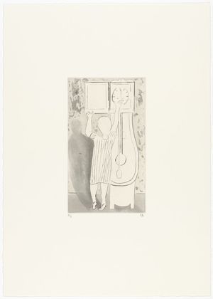 Louise Bourgeois. Untitled, plate 4 of 14, from the portfolio, Autobiographical Series. 1994