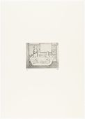 Louise Bourgeois. Untitled, plate 5 of 14, from the portfolio, Autobiographical Series. 1994