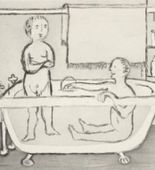 Louise Bourgeois. Untitled, plate 5 of 14, from the portfolio, Autobiographical Series. 1994