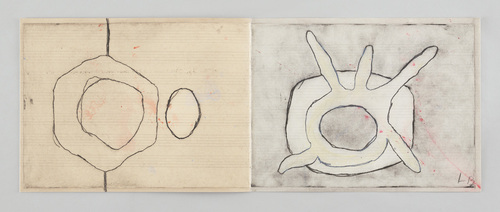 Louise Bourgeois. Untitled, no. 19, in Nothing to Remember (set 5), from the series of folio sets (1-6). 2004-2006
