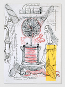 Louise Bourgeois. Untitled, no. 72 of 220, from the series, The Insomnia Drawings. 1994-1995
