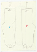 Louise Bourgeois. Hanging Feet. 1999