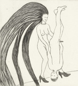 Louise Bourgeois. Untitled, plate 4 of 5, from the illustrated book, The Laws of Nature. c. 2003