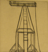 Louise Bourgeois. Plate 2 of 9, from the illustrated book, He Disappeared into Complete Silence, first edition (Example 17). 1947