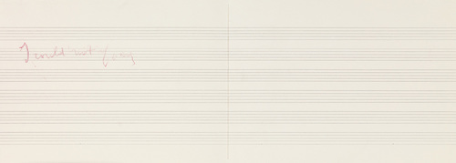 Louise Bourgeois. Text in Nothing to Remember (set 3), from the series of folio sets (1-6). 2004-2006