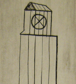 Louise Bourgeois. Plate 1 of 9, from the illustrated book, He Disappeared into Complete Silence, first edition (Example 17). 1947