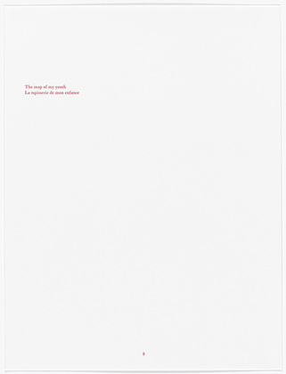 Louise Bourgeois. Aux Vieilles Tapisseries: 44 Sentences de Louise Bourgeois, text 8 of 44. 2005