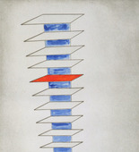 Louise Bourgeois. Untitled, plate 3 of 8, from the puritan. 1990