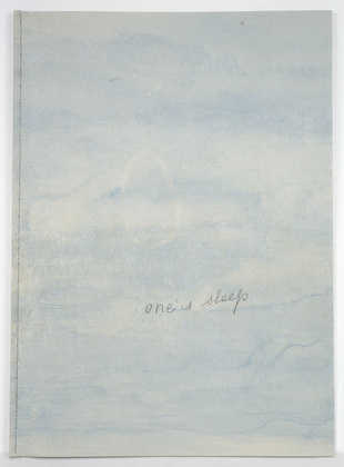 Louise Bourgeois. One's Sleep. 2003