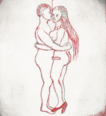 Louise Bourgeois. The Couple, plate 5 of 7, from the portfolio, La R&eacute;paration. 2001