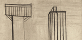 Louise Bourgeois. Plate 2 of 9, from the illustrated book, He Disappeared into Complete Silence, first edition (Example 3). 1947