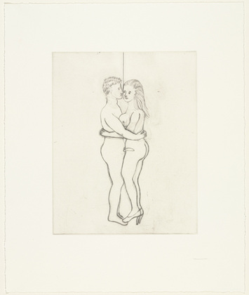 Louise Bourgeois. The Couple, plate 5 of 7, from the portfolio, La R&eacute;paration. 2001