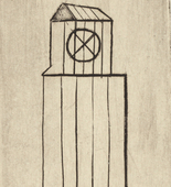 Louise Bourgeois. Plate 1 of 9, from the illustrated book, He Disappeared into Complete Silence, first edition (Example 3). 1947