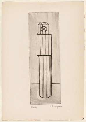 Louise Bourgeois. Plate 1 of 9, from the illustrated book, He Disappeared into Complete Silence, first edition (Example 3). 1947