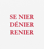 Louise Bourgeois. Aux Vieilles Tapisseries: 44 Sentences de Louise Bourgeois, text 19 of 44. 2005