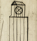 Louise Bourgeois. Plate 1 of 9, from the illustrated book, He Disappeared into Complete Silence, first edition (Example 19). 1947