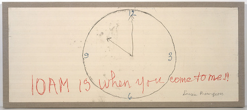 Louise Bourgeois. 10 AM Is When You Come to Me (set 5), from the series of installation sets (1-10). 2006