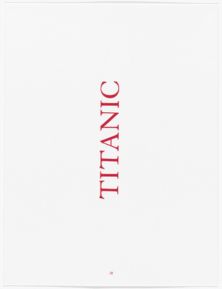 Louise Bourgeois. Aux Vieilles Tapisseries: 44 Sentences de Louise Bourgeois, text 20 of 44. 2005