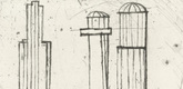 Louise Bourgeois. Plate 3 of 9, from the illustrated book, He Disappeared into Complete Silence, second edition. 1946-1947; reprinted 1993