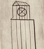 Louise Bourgeois. Plate 1 of 9, from the illustrated book, He Disappeared into Complete Silence, first edition (Example 2). 1947