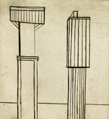 Louise Bourgeois. Plate 2 of 9, from the illustrated book, He Disappeared into Complete Silence, first edition (Example 19). 1947