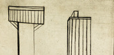 Louise Bourgeois. Plate 2 of 9, from the illustrated book, He Disappeared into Complete Silence, first edition (Example 19). 1947