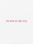 Louise Bourgeois. Aux Vieilles Tapisseries: 44 Sentences de Louise Bourgeois, text 25 of 44. 2005