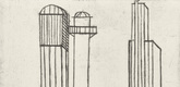 Louise Bourgeois. Plate 3 of 11, from the illustrated book, He Disappeared into Complete Silence, second edition. 1995-2003