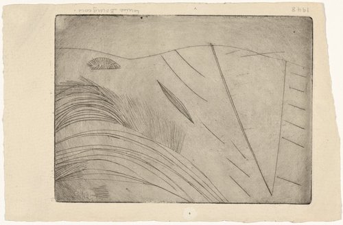 Louise Bourgeois. Horizontal Landscape: Dune. 1948