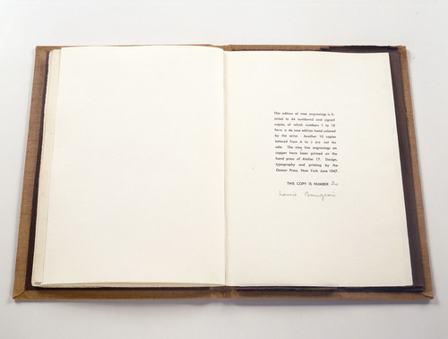 Louise Bourgeois. He Disappeared into Complete Silence, first edition (Example 2). 1947