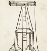 Louise Bourgeois. Plate 5 of 9, from the illustrated book, He Disappeared into Complete Silence, first edition (Example 19). 1947