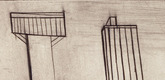 Louise Bourgeois. Plate 2 of 9, from the illustrated book, He Disappeared into Complete Silence, first edition (Example 2). 1947