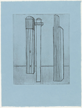 Louise Bourgeois. Plate 3 of 11, from the illustrated book, He Disappeared into Complete Silence, second edition. 1995-2003