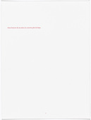 Louise Bourgeois. Aux Vieilles Tapisseries: 44 Sentences de Louise Bourgeois, text 1 of 44. 2005