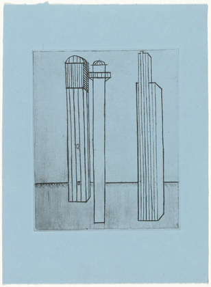 Louise Bourgeois. Plate 3 of 11, from the illustrated book, He Disappeared into Complete Silence, second edition. 1995-2003