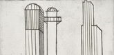 Louise Bourgeois. Plate 3 of 11, from the illustrated book, He Disappeared into Complete Silence, second edition. 1995-2003