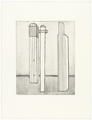 Louise Bourgeois. Plate 3 of 11, from the illustrated book, He Disappeared into Complete Silence, second edition. 1995-2003