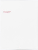 Louise Bourgeois. Aux Vieilles Tapisseries: 44 Sentences de Louise Bourgeois, text 29 of 44. 2005
