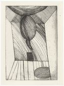 Louise Bourgeois. Untitled, plate 10 of 11, from the illustrated book, He Disappeared into Complete Silence, second edition. 1995