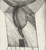 Louise Bourgeois. Untitled, plate 10 of 11, from the illustrated book, He Disappeared into Complete Silence, second edition. 1995