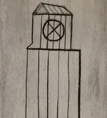 Louise Bourgeois. Plate 1 of 9, from the illustrated book, He Disappeared into Complete Silence, first edition (Example 6). 1947